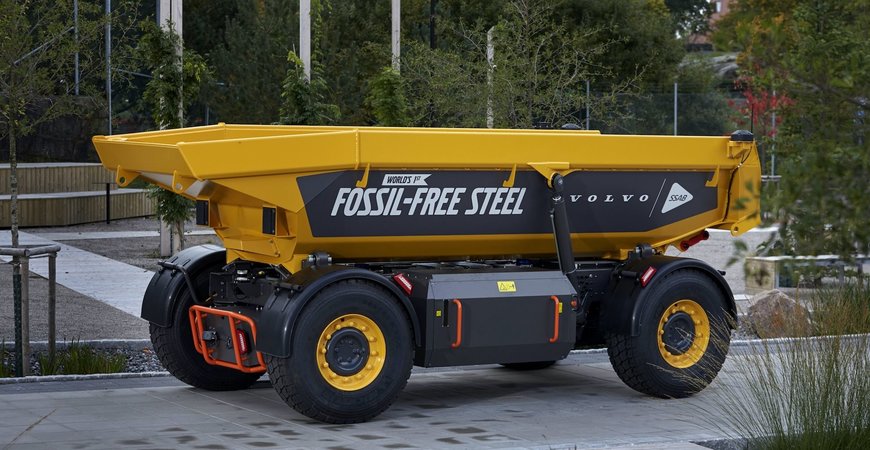 DIE VOLVO-GRUPPE BRINGT WELTWEIT ERSTES FAHRZEUG MIT FOSSILFREIEM STAHL AUF DEN MARKT